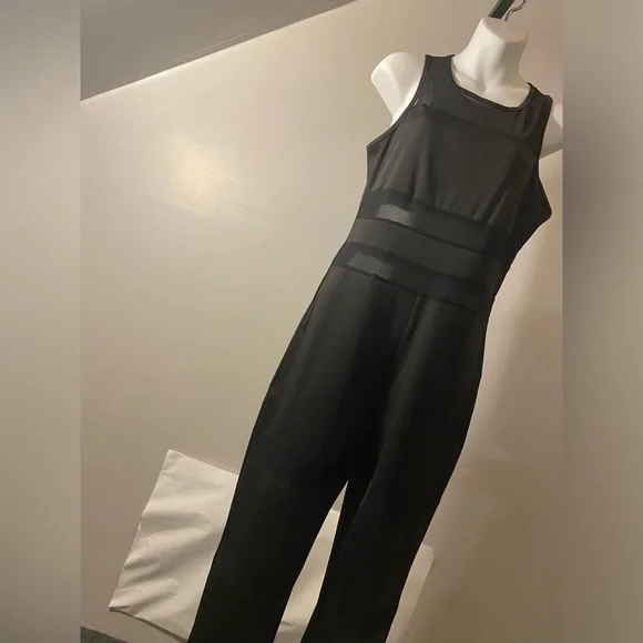 Peek-A-Boo🚦- 1 Piece Solid Color; Stretch & Sheer Body Suit - Picture 1 of 13